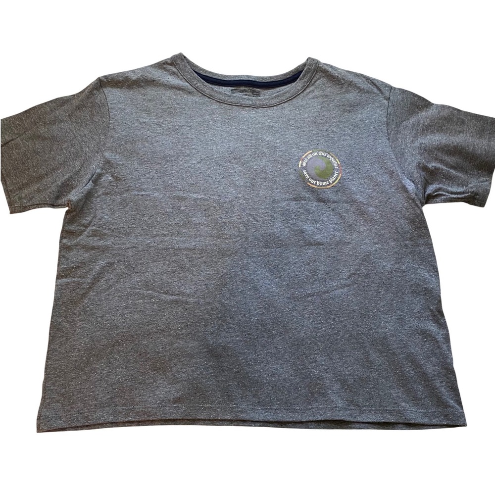 Patagonia Responsibili-Tee Easy Cut T-Shirt Women Small Gray‎ Gorpcore Recycled